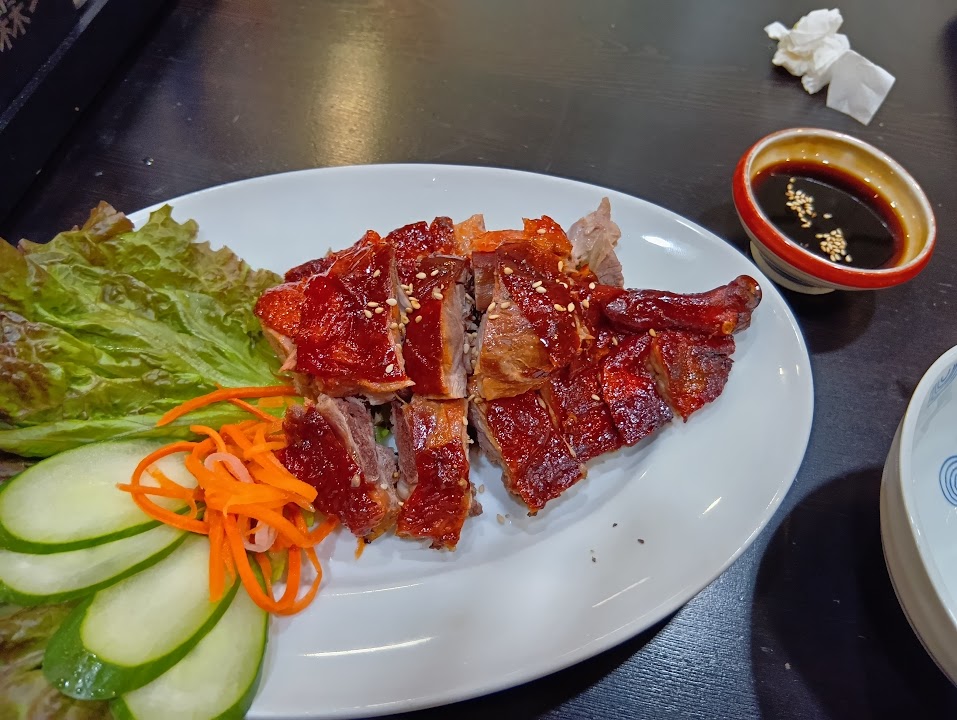 アヒルの丸焼き