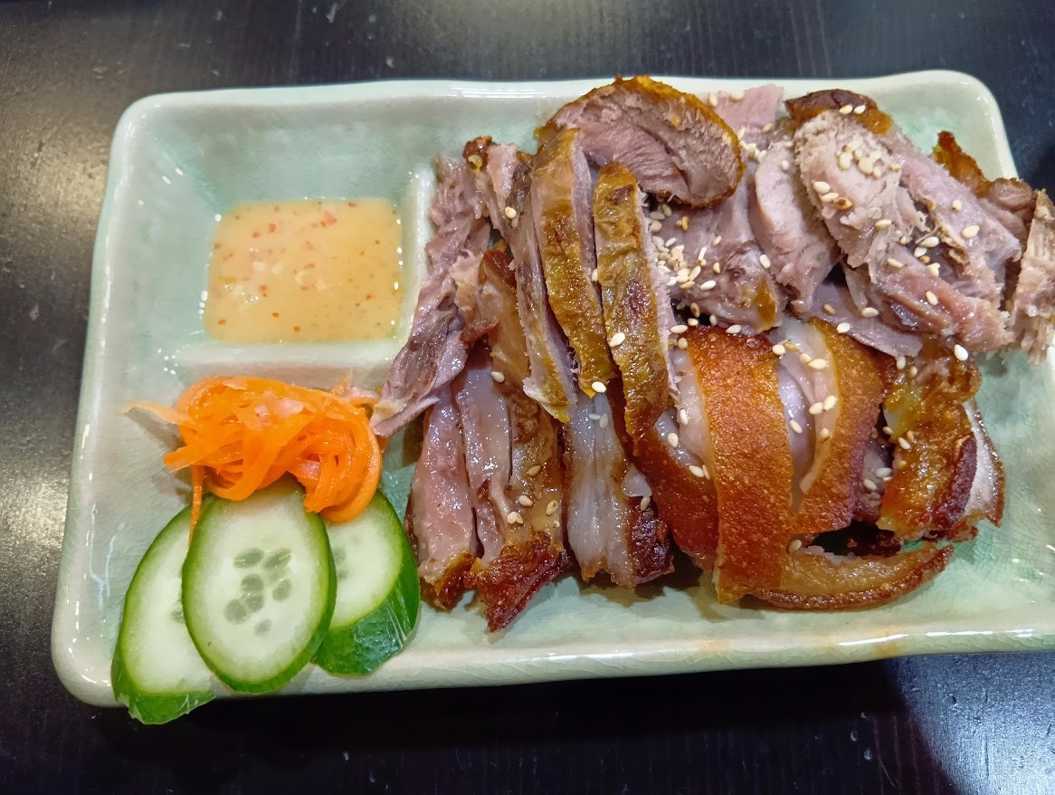 手作り塩漬け豚すね揚げ